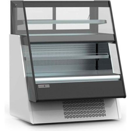 MVP GROUP Hydra-Kool Open Display Merchandiser with Over Under Display Case, 48"W x 37-33/64"D x 59-1/4"H KGL-OU-48-S